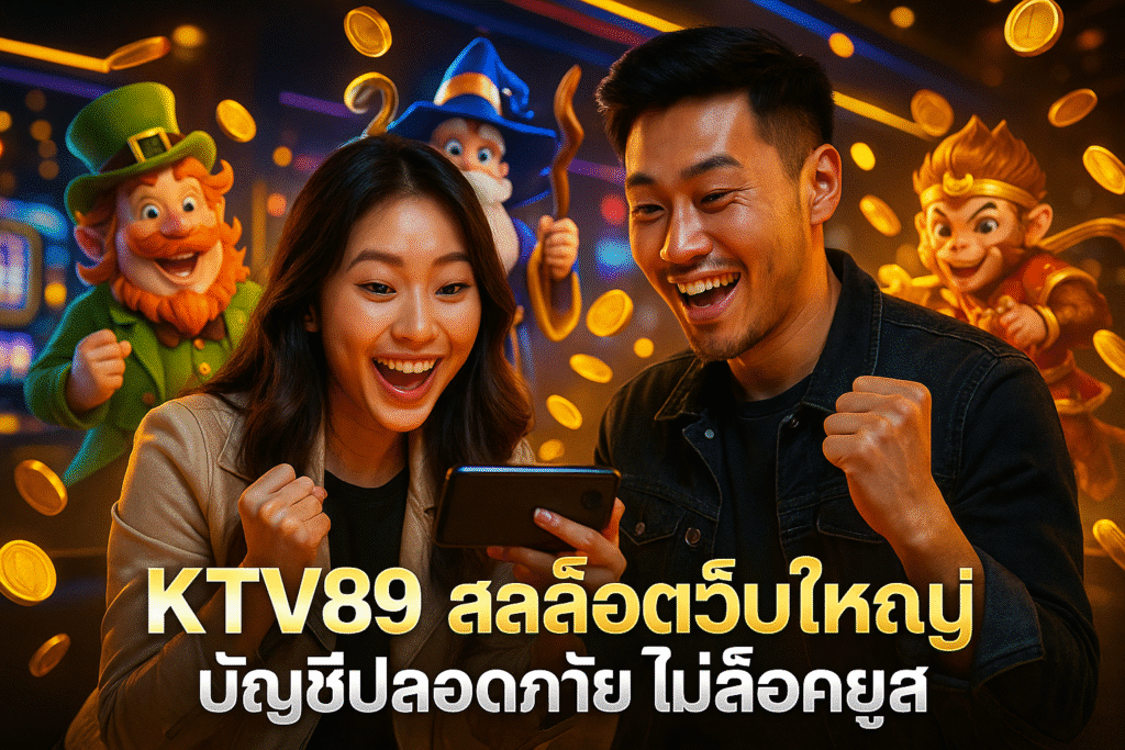 KTV89 สล็อตเว็บใหญ่ บัญชีปลอดภัย ไม่ล็อคยูส