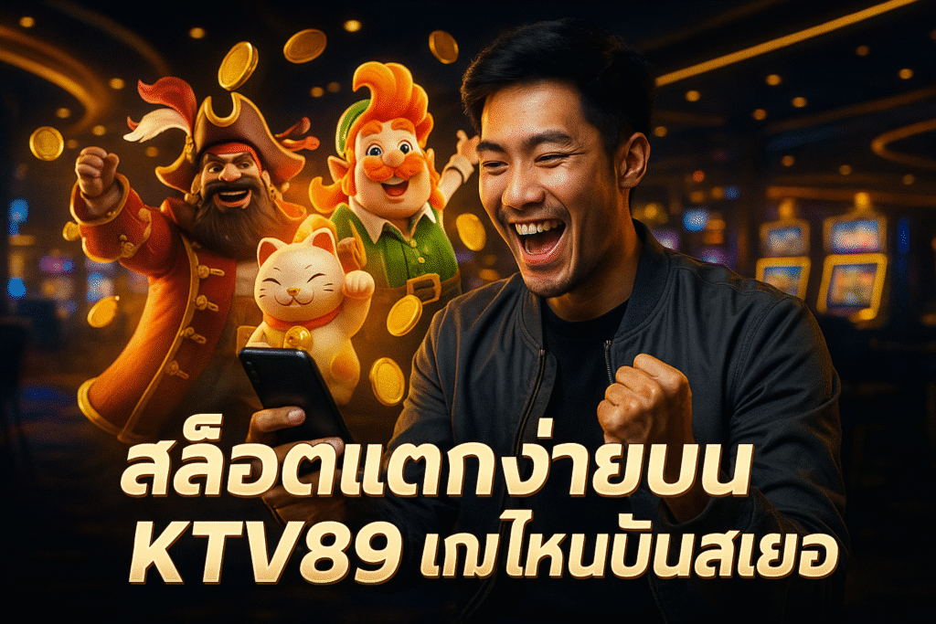 สล็อตแตกง่ายบน KTV89 เกมไหนโบนัสเยอะ