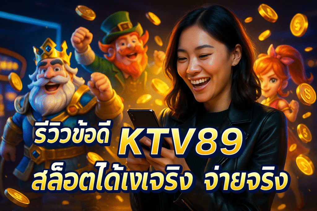 รีวิวข้อดี KTV89 สล็อตได้เงินจริง จ่ายจริง