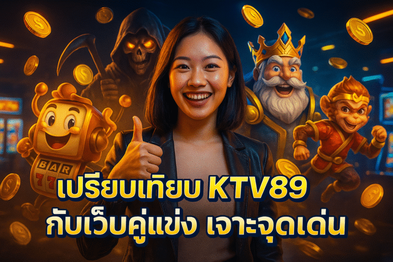 เปรียบเทียบ KTV89 กับเว็บคู่แข่ง เจาะจุดเด่น