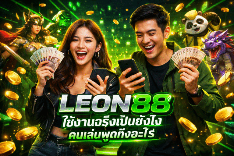 LEON88 ใช้งานจริงเป็นยังไง คนเล่นพูดถึงอะไร